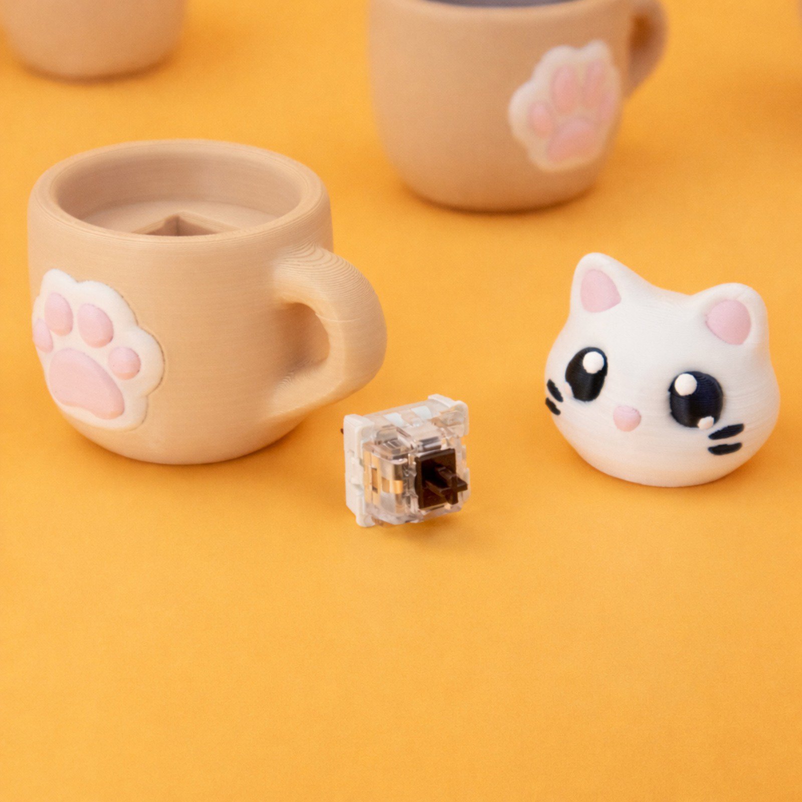 Sevimli Kedi Tasarımlı Clicker 