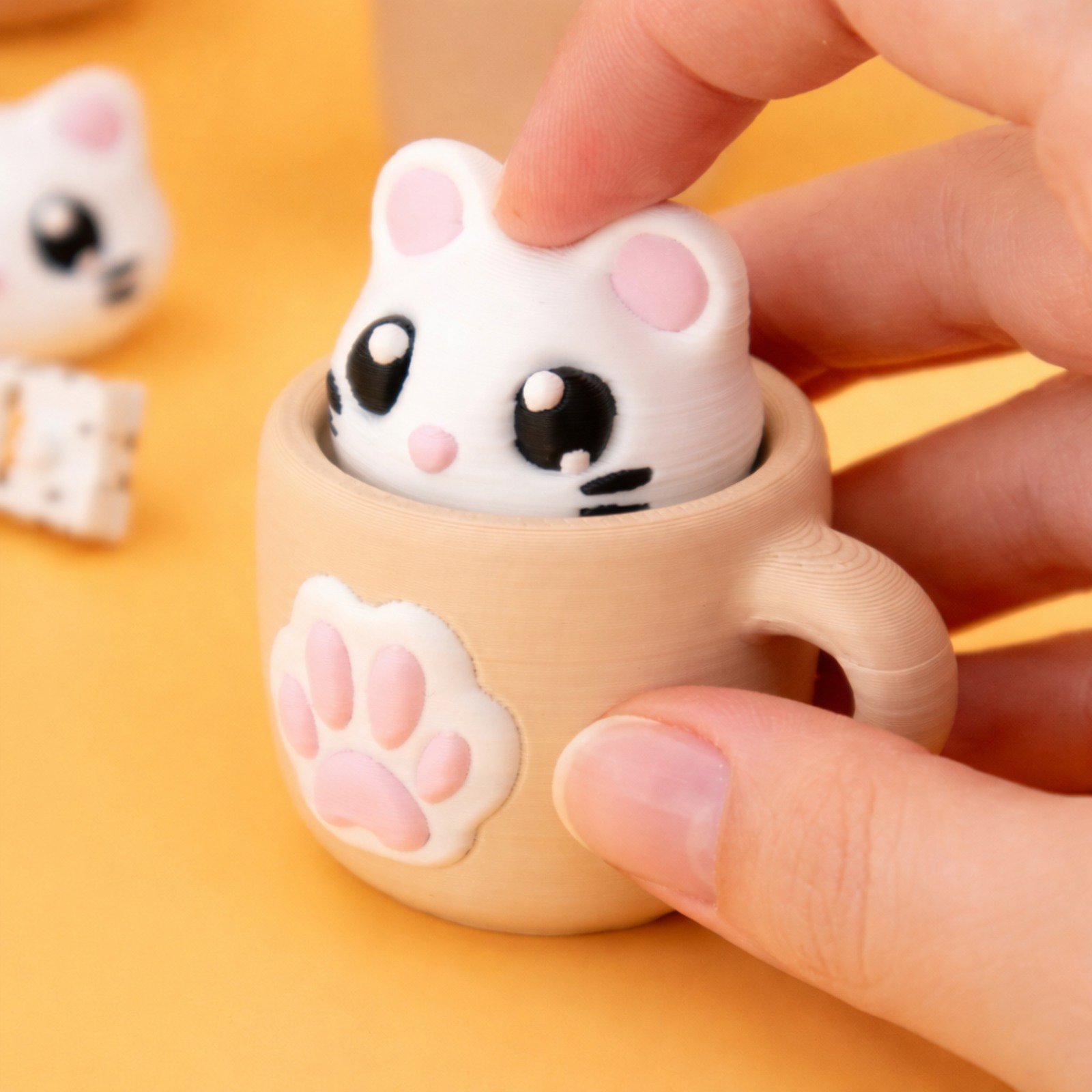 Sevimli Kedi Tasarımlı Clicker 