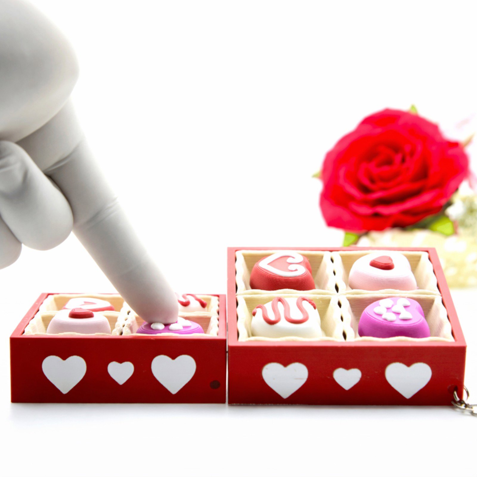 Kalp Temalı Fidget Clicker - Benzersiz Tasarım