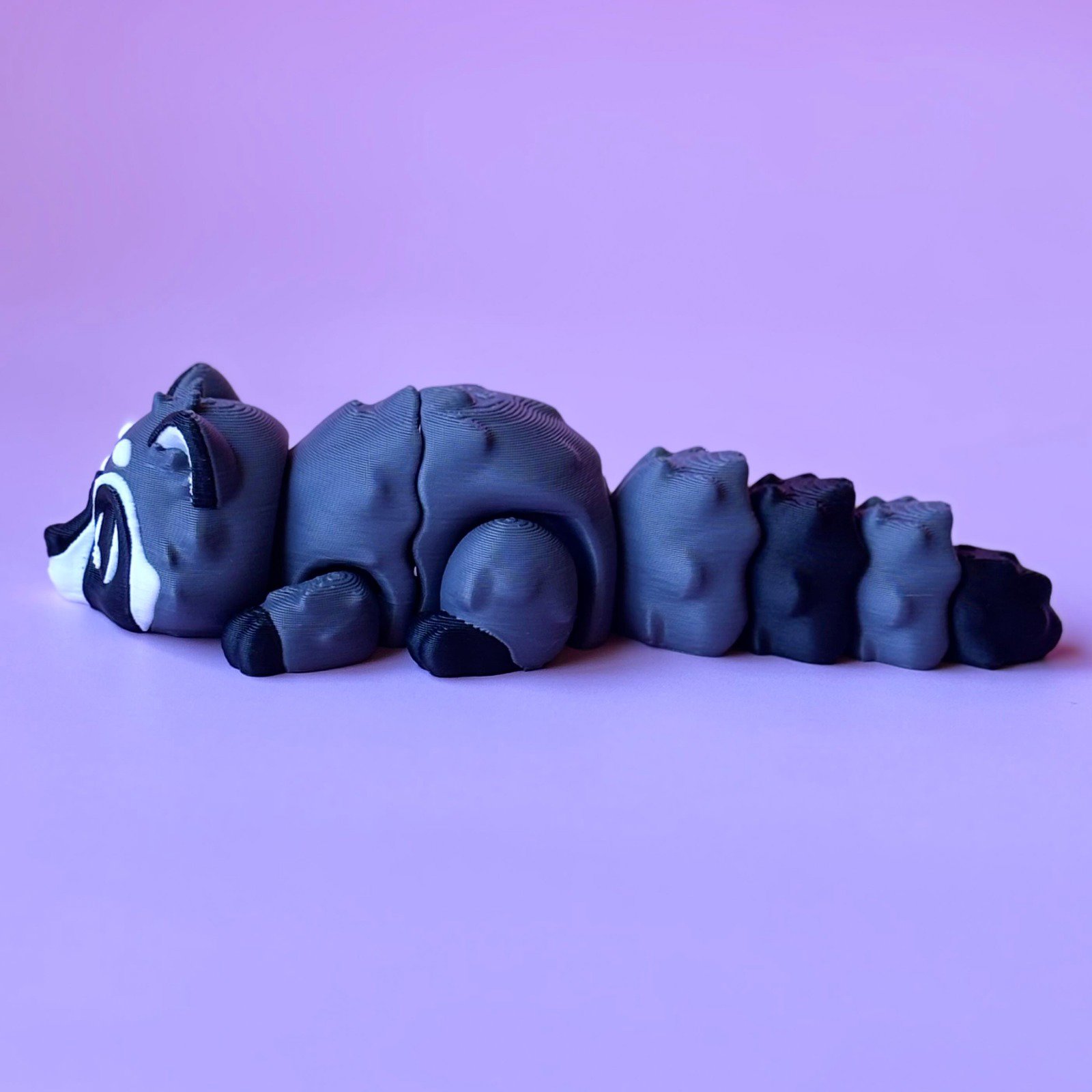 Sevimli Eklemli Rakun Figürü - Eşsiz Tasarım