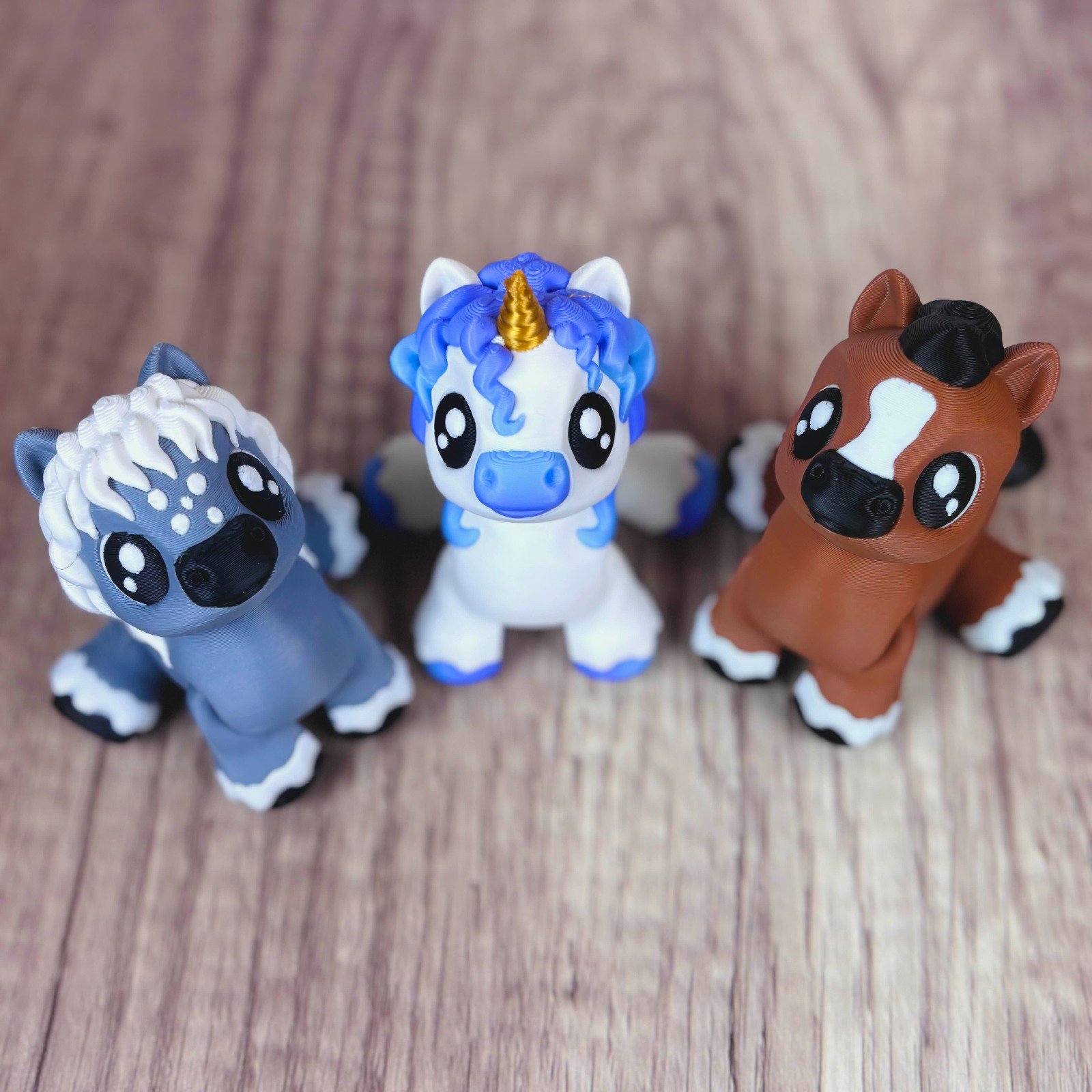 Sevimli Eklemli At Figürü - Eşsiz Tasarım