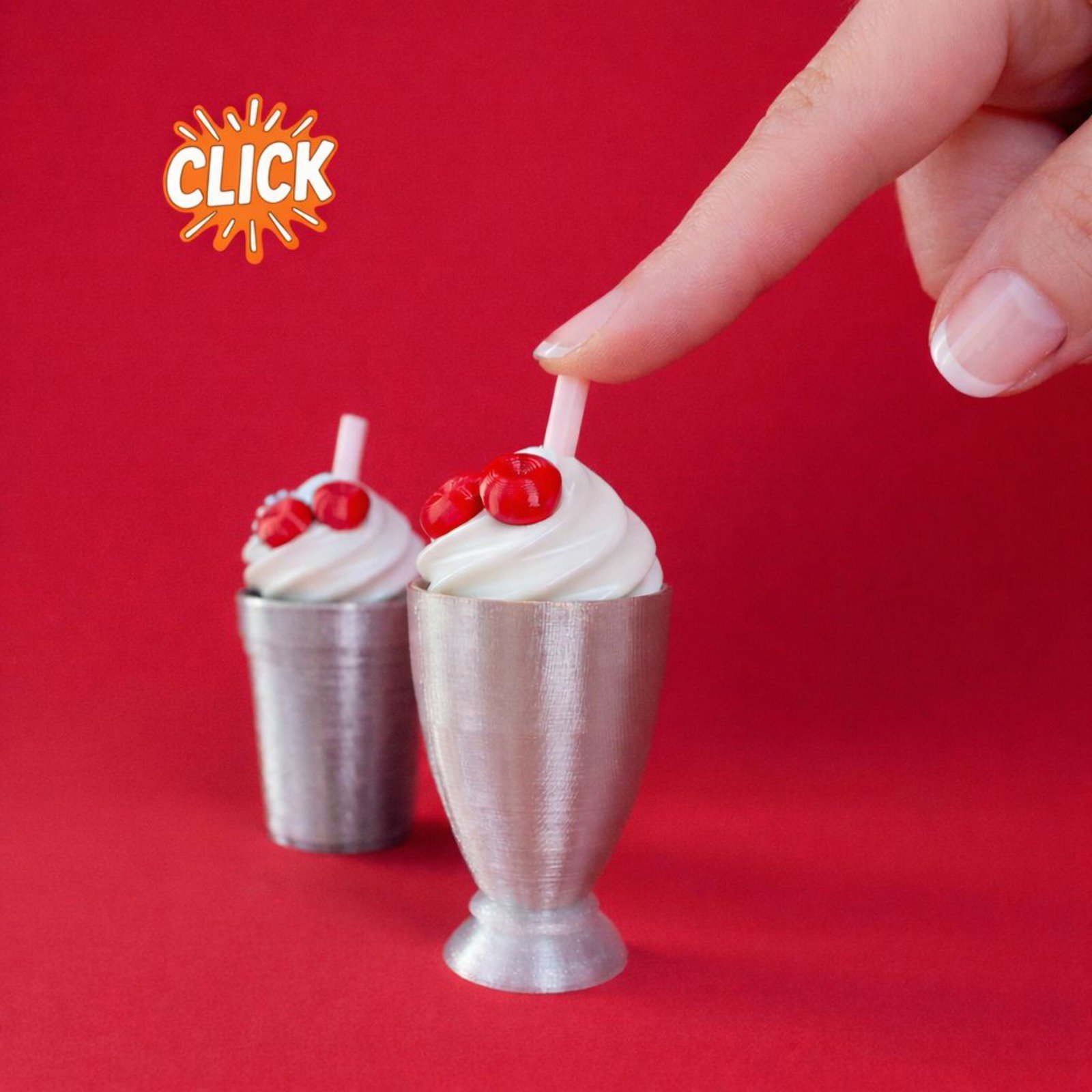 Eğlenceli Milkshake Anahtarlık - Sınırlı Üretim