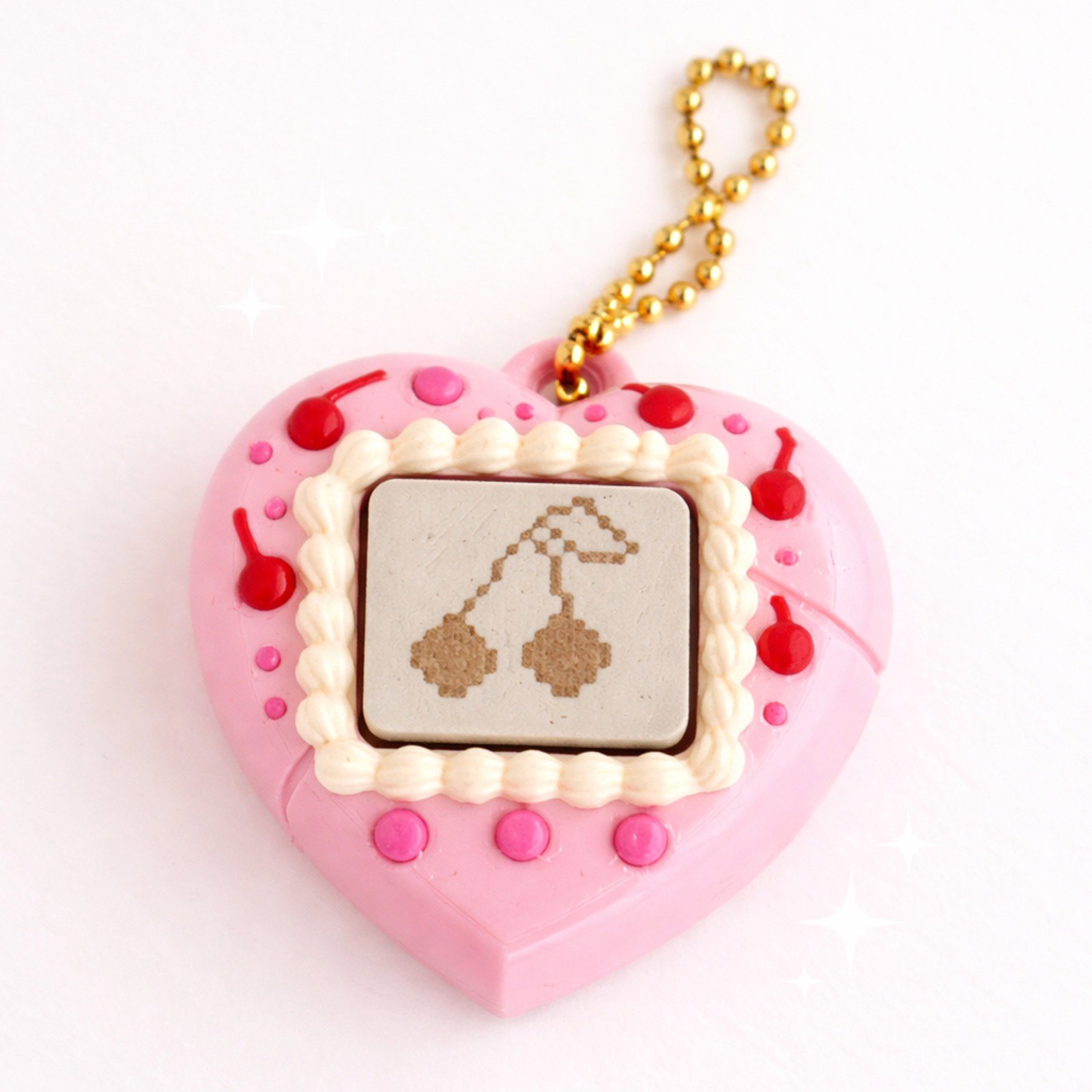 Sevimli Kalp Anahtarlık - Piksel Sanat Detaylı