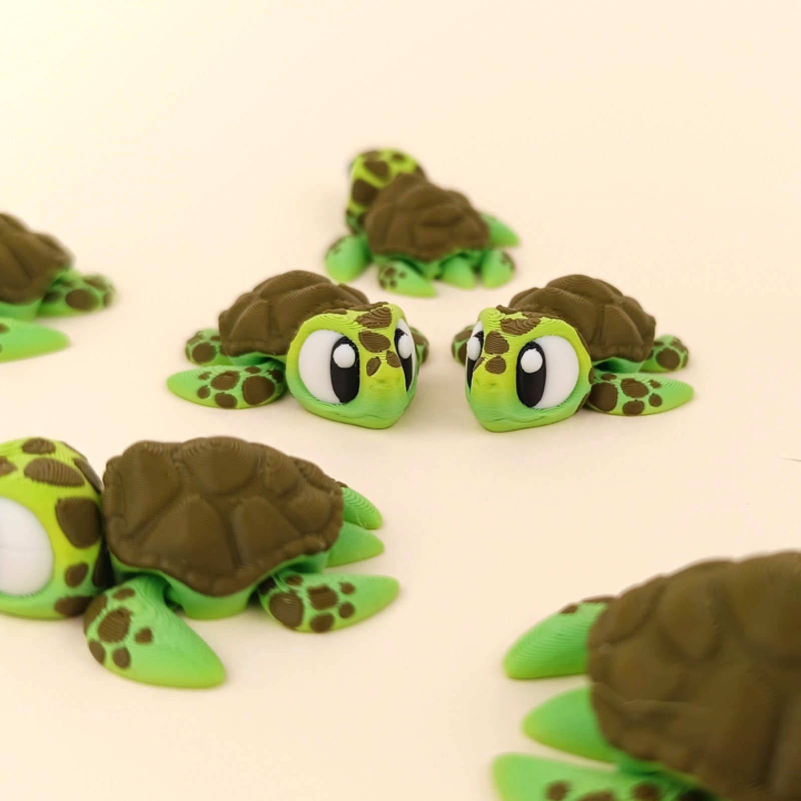 Sevimli Kaplumbağa Figürü 